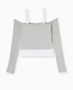 Pimkie T-Shirt Et Top^Top Court Effet 2 En 1 -