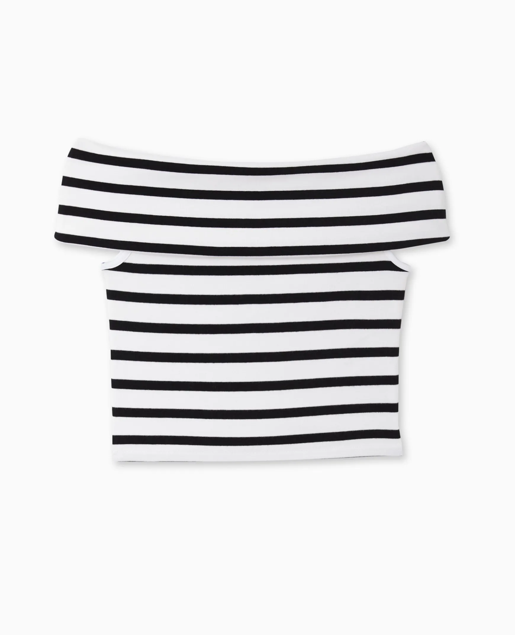 Pimkie Toute La Collection|T-Shirt Et Top^Top Court Encolure Bardot Rayé -