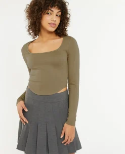 Pimkie T-Shirt Et Top^Top Court Manches Longues -