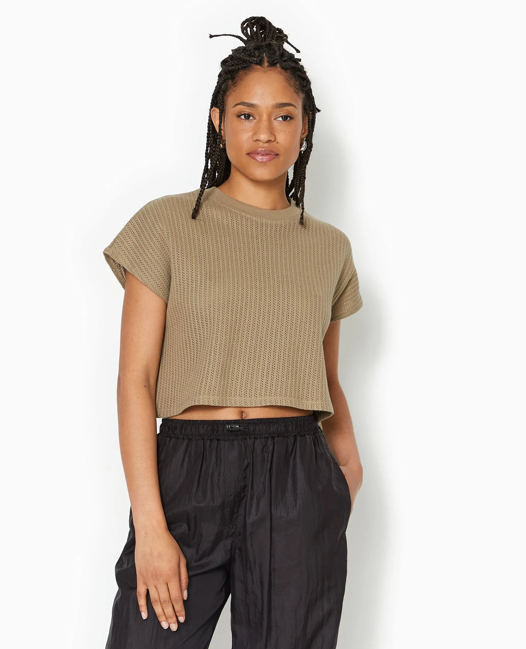 Pimkie T-Shirt Et Top^Top Court Sans Manches En Maille Ajourée -