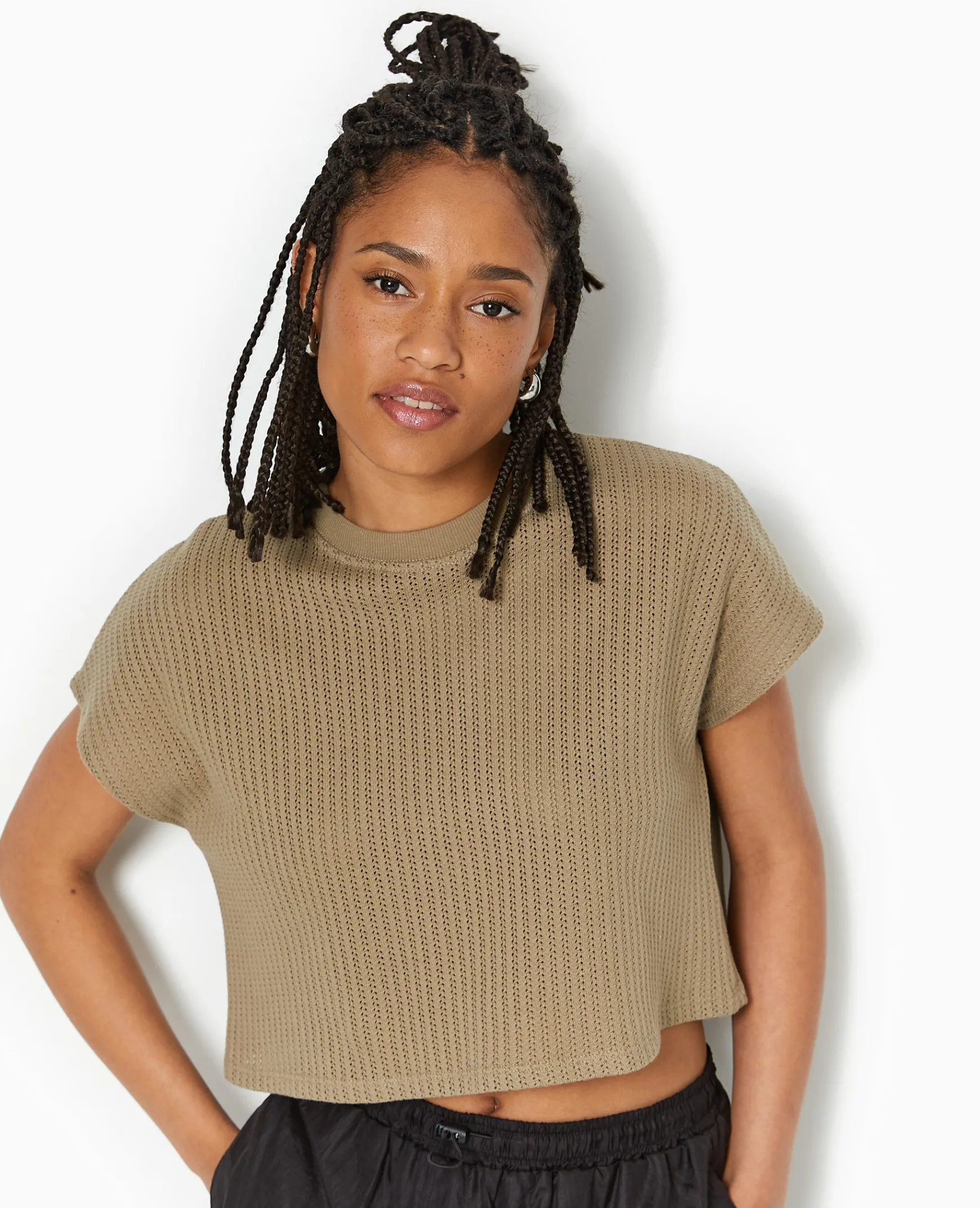 Pimkie T-Shirt Et Top^Top Court Sans Manches En Maille Ajourée -