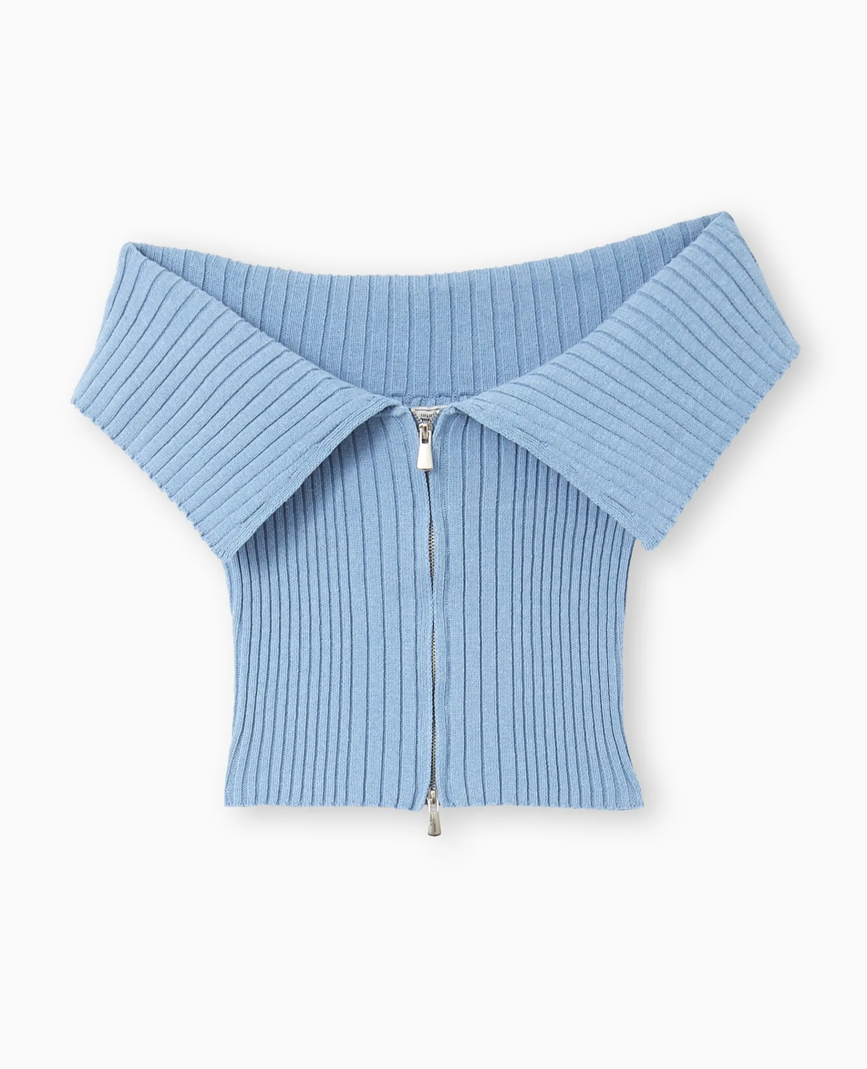 Pimkie Pull Et Gilet|Toute La Collection^Top Court Zippé Avec Encolure Bardot -
