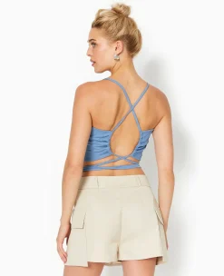 Pimkie T-Shirt Et Top^Top Cropped Dos-nu Avec Lurex -