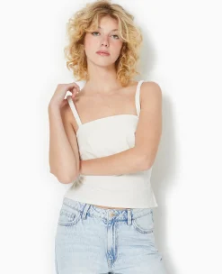 Pimkie Toute La Collection|Chemise Et Blouse^Top Dos-nu Avec Bretelles élastiquées -
