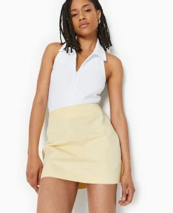 Pimkie Toute La Collection|T-Shirt Et Top^Top Dos-nu Col Polo Zippé -