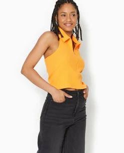 Pimkie T-Shirt Et Top^Top Dos-nu Col Polo Zippé -