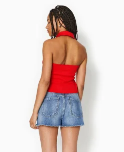 Pimkie Toute La Collection|T-Shirt Et Top^Top Dos-nu Col Polo Zippé -