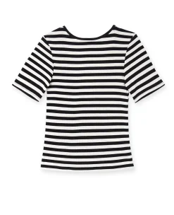 Pimkie T-Shirt Et Top^Top Dos-nu En Maille Côtelée Rayée -