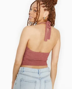 Pimkie Toute La Collection|T-Shirt Et Top^Top Dos-nu Tour De Cou Avec Lurex -