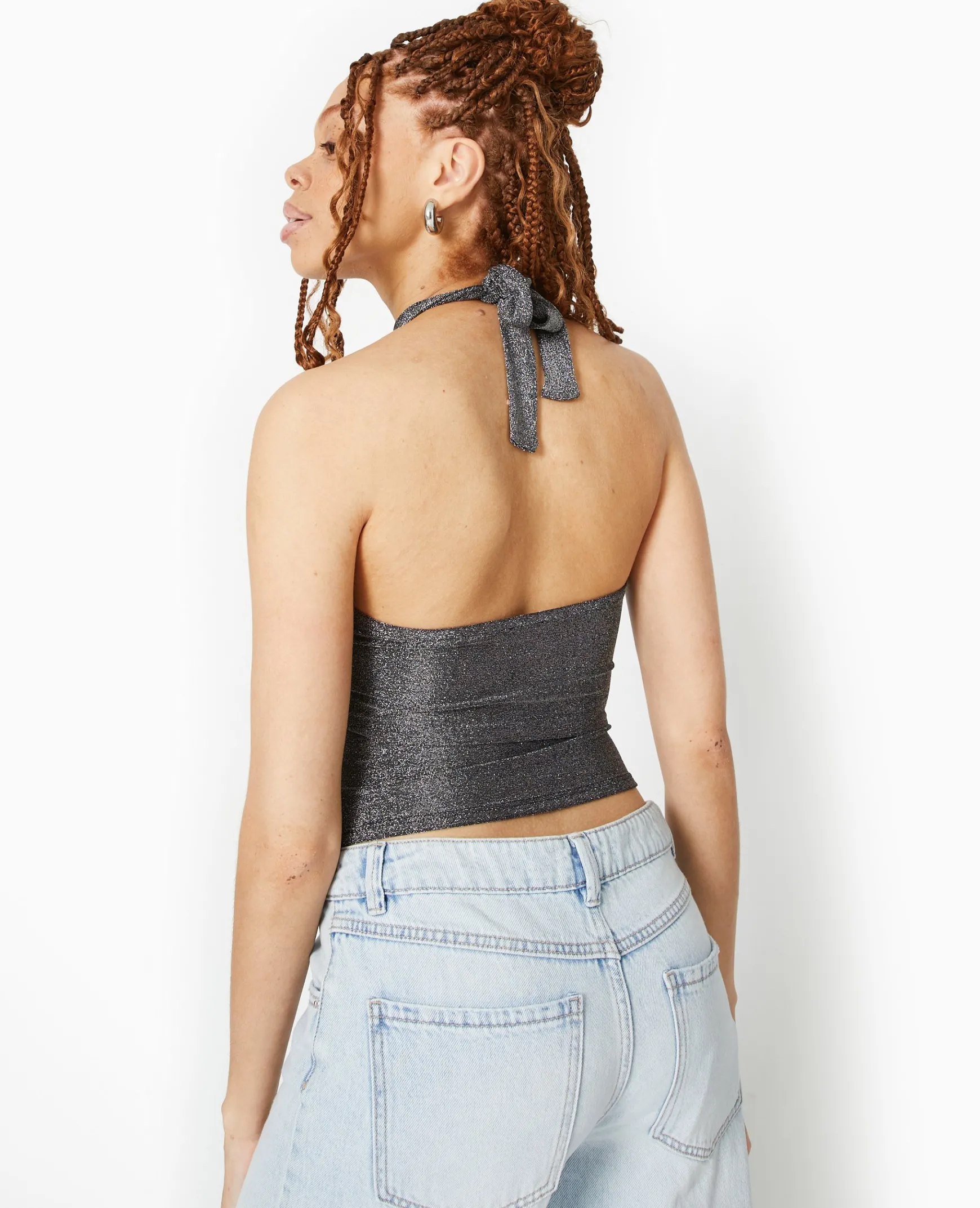 Pimkie Toute La Collection|T-Shirt Et Top^Top Dos-nu Tour De Cou Avec Lurex -