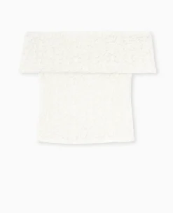 Pimkie T-Shirt Et Top^Top En Dentelle Encolure Bardot -