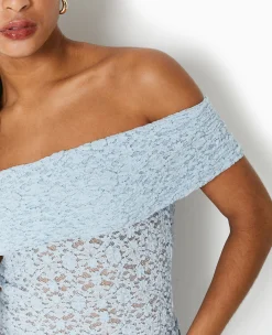 Pimkie T-Shirt Et Top^Top En Dentelle Encolure Bardot -