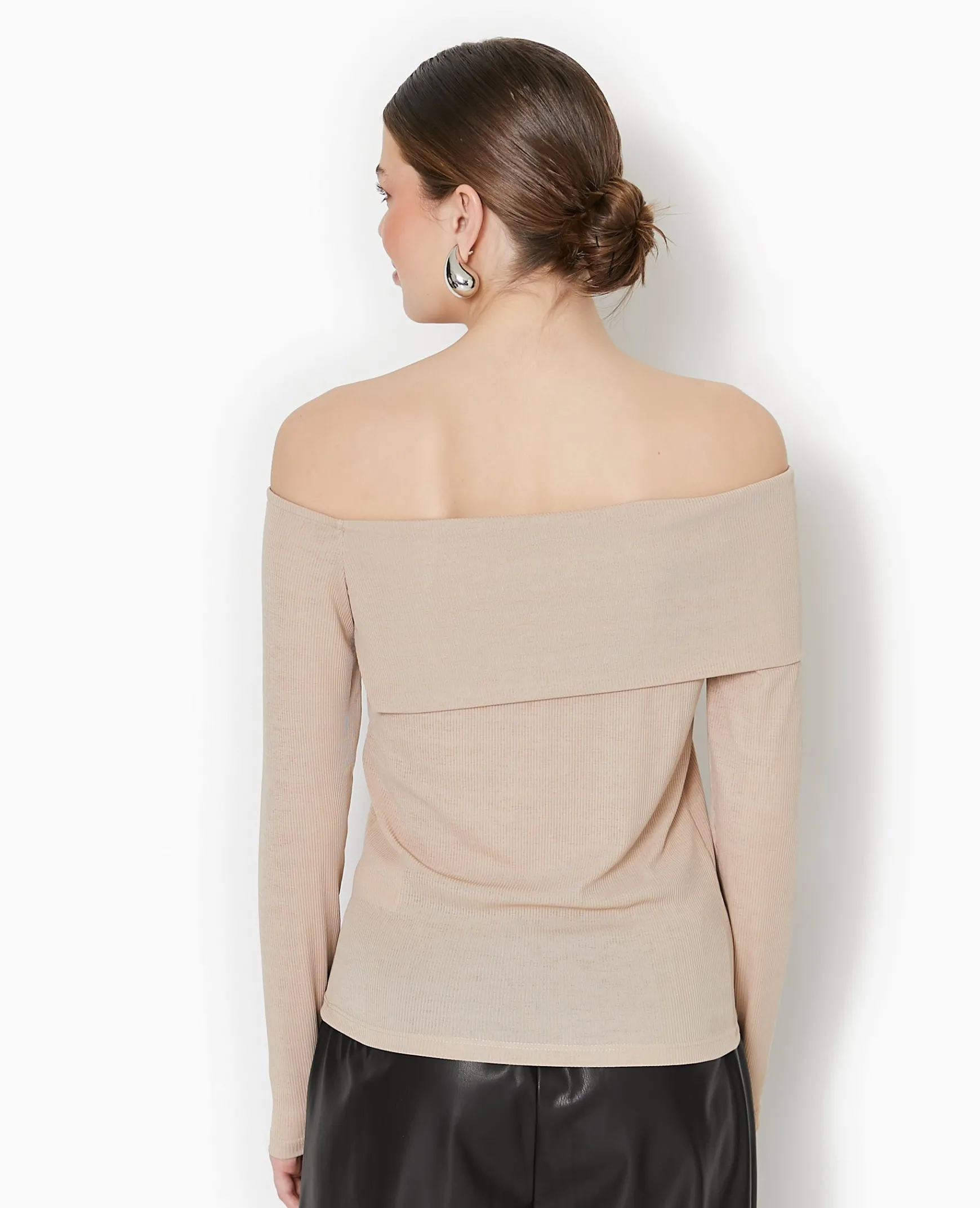 Pimkie Pull Et Gilet|T-Shirt Et Top^Top En Maille Côtelée Encolure Bardot -