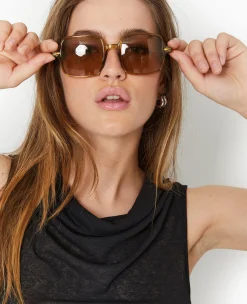 Pimkie T-Shirt Et Top^Top En Maille Légè;re Avec Encolure Bénitier -