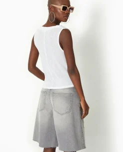 Pimkie T-Shirt Et Top^Top En Maille Légè;re Avec Encolure Bénitier -
