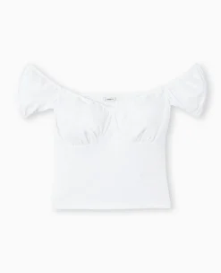 Pimkie T-Shirt Et Top^Top Encolure Bardot Avec Smock Dos -
