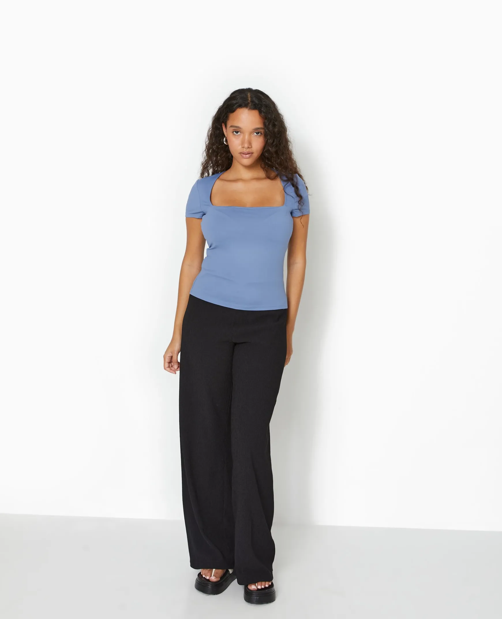 Pimkie Toute La Collection|T-Shirt Et Top^Top Manches Courtes Encolure Carrée -