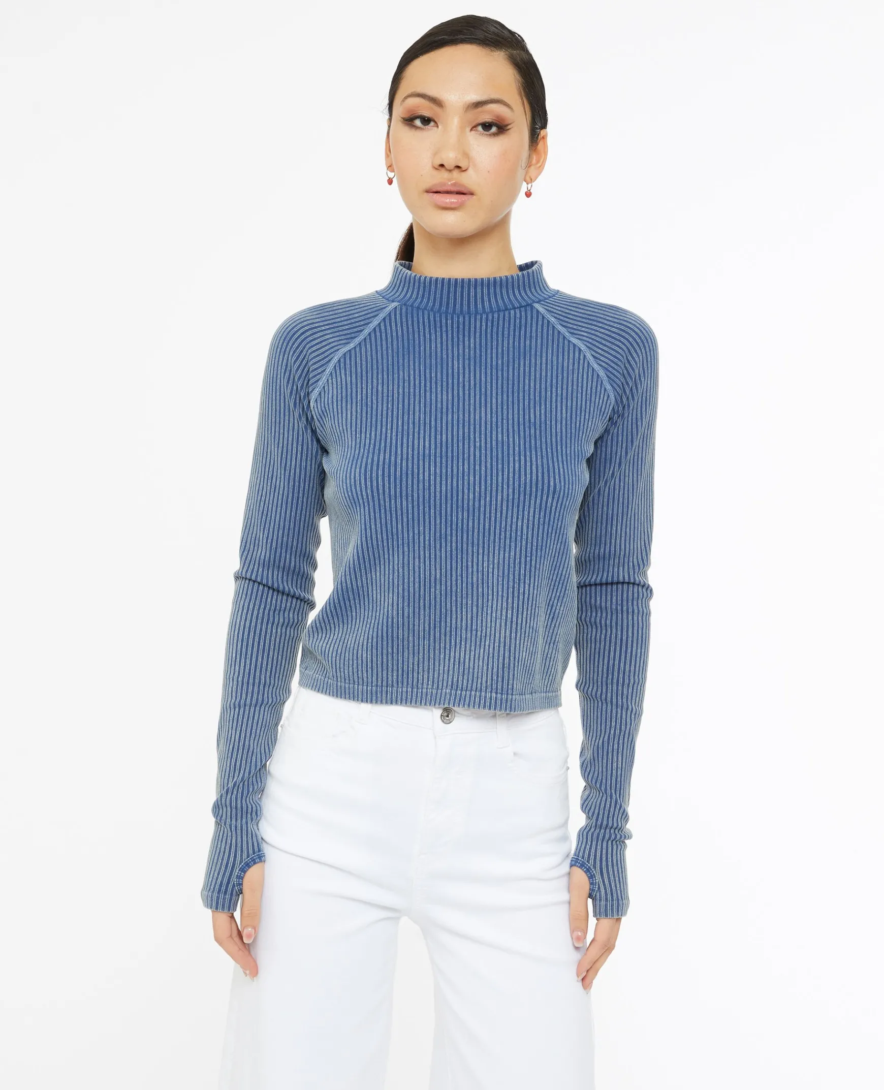 Pimkie Pull Et Gilet|T-Shirt Et Top^Top Manches Longues En Maille Côtelée Effet Rayé -