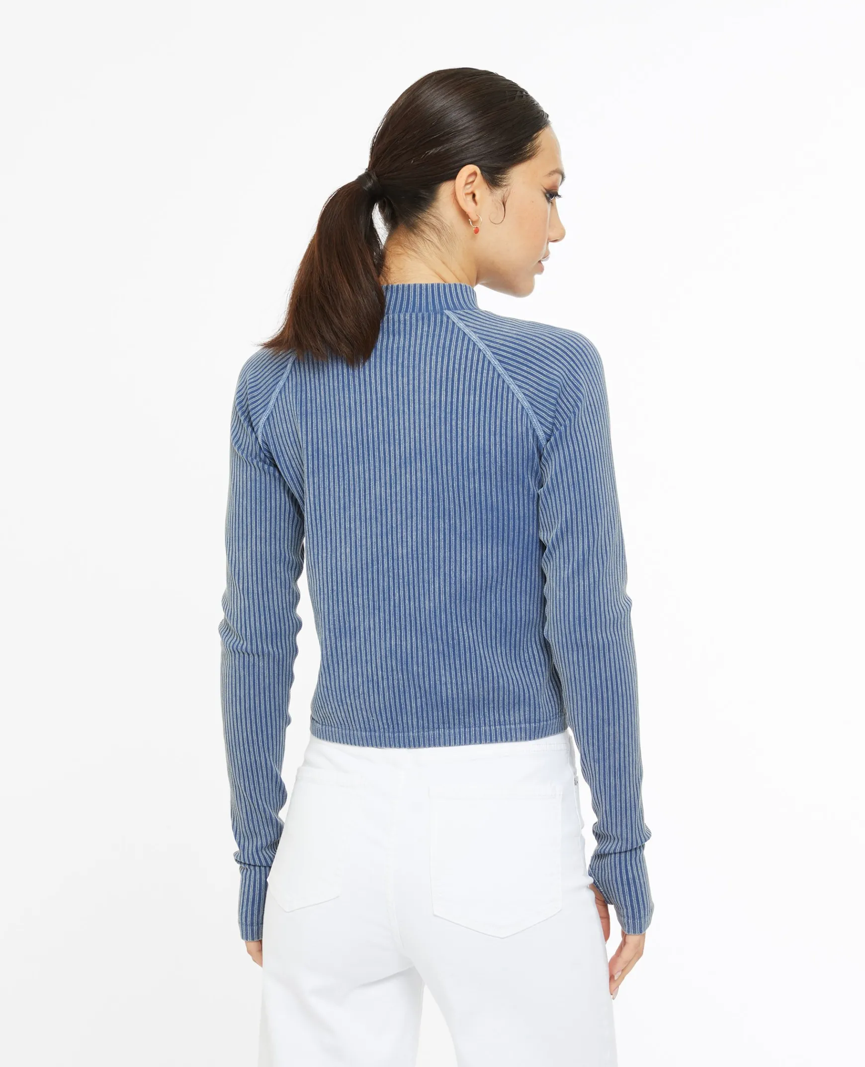 Pimkie Pull Et Gilet|T-Shirt Et Top^Top Manches Longues En Maille Côtelée Effet Rayé -