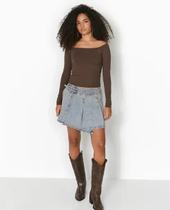 Pimkie T-Shirt Et Top^Top Manches Longues Encolure Bardot -