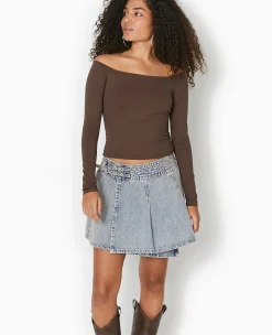 Pimkie T-Shirt Et Top^Top Manches Longues Encolure Bardot -