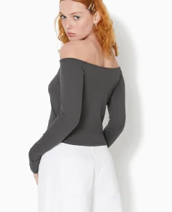 Pimkie T-Shirt Et Top^Top Manches Longues Encolure Bardot -