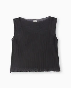 Pimkie T-Shirt Et Top^Top Sans Manche En Tulle Plissé -