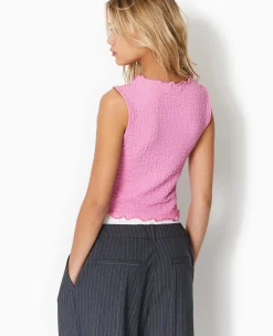 Pimkie Ensembles|T-Shirt Et Top^Top Sans Manches En Tissu Reliéfé -