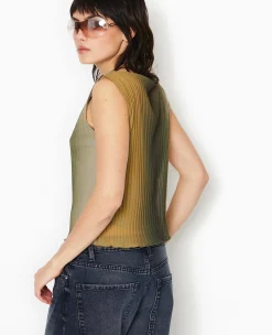Pimkie Ensembles|T-Shirt Et Top^Top Sans Manches En Tulle Plissé -
