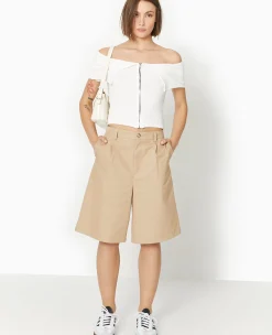 Pimkie Toute La Collection|T-Shirt Et Top^Top Zippé Avec Encolure Bardot -