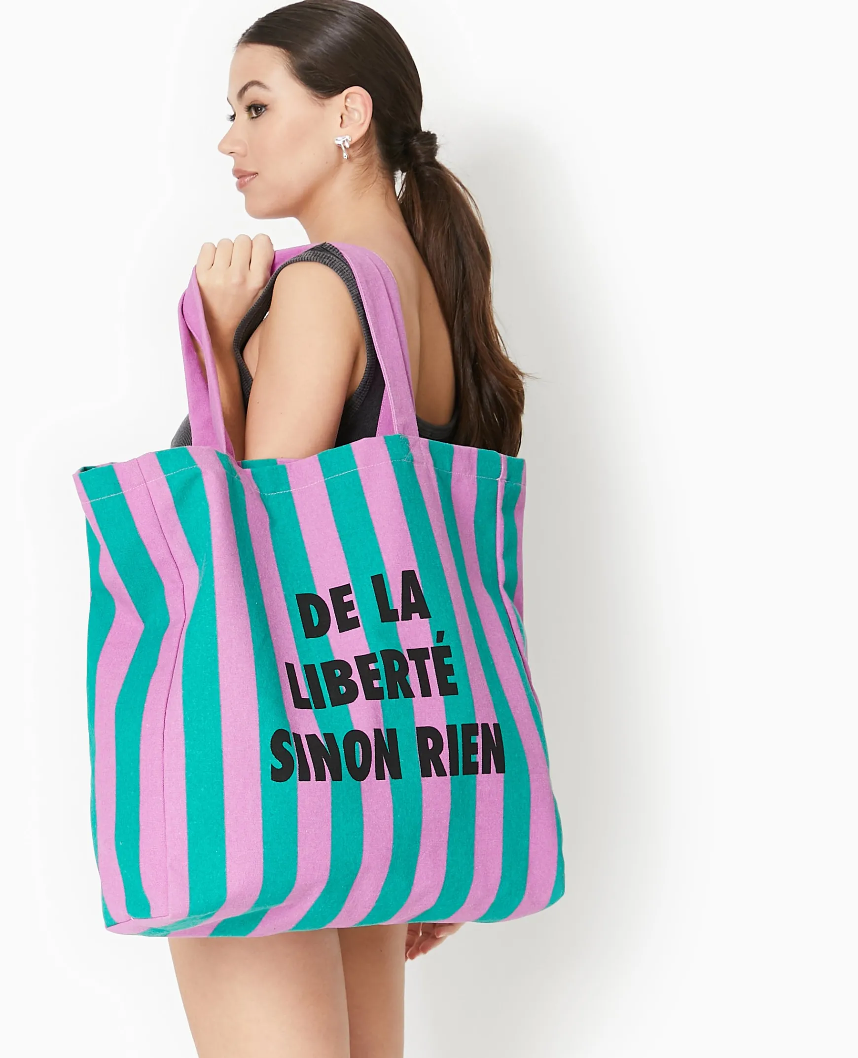 Pimkie Sac|Toute La Collection^Tote Bag XXL Rayé -