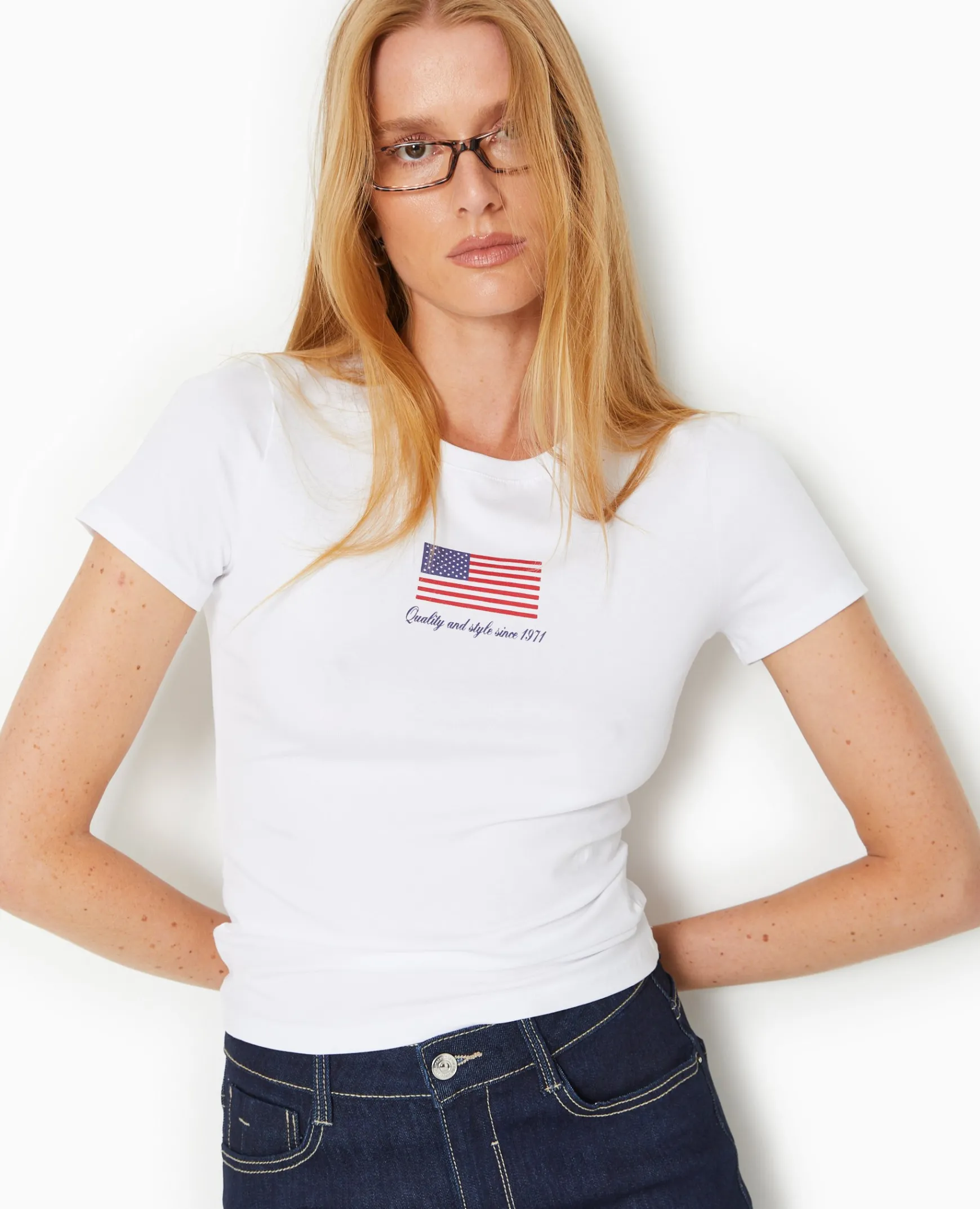 Pimkie Toute La Collection|T-Shirt Et Top^T-shirt Ajusté Avec Print -