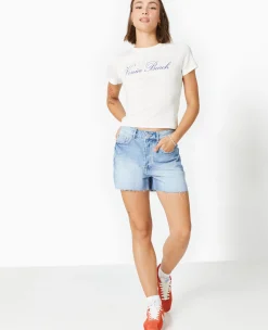 Pimkie Toute La Collection|T-Shirt Et Top^T-shirt Ajusté Avec Print Devant -