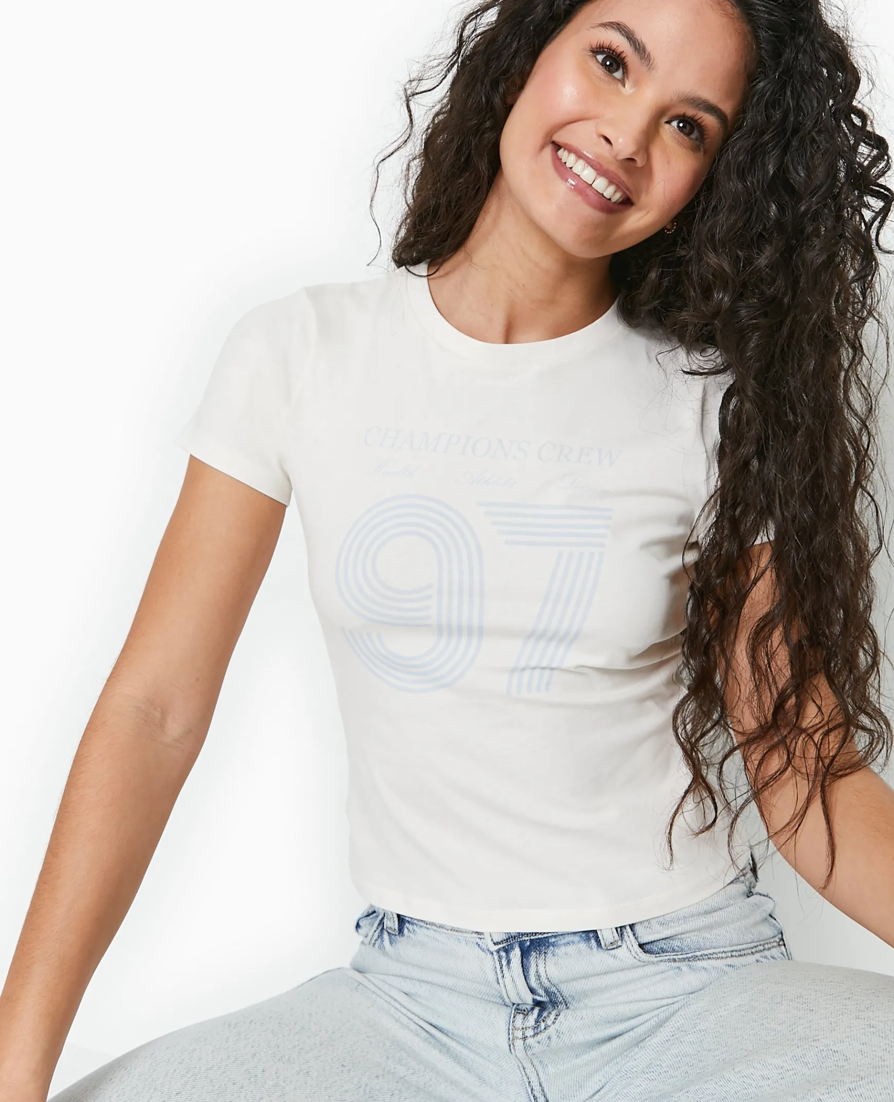 Pimkie Toute La Collection|T-Shirt Et Top^T-shirt Ajusté Avec Print Devant -