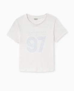Pimkie Toute La Collection|T-Shirt Et Top^T-shirt Ajusté Avec Print Devant -