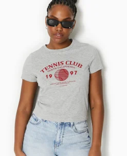 Pimkie Toute La Collection|T-Shirt Et Top^T-shirt Ajusté Avec Print Devant -
