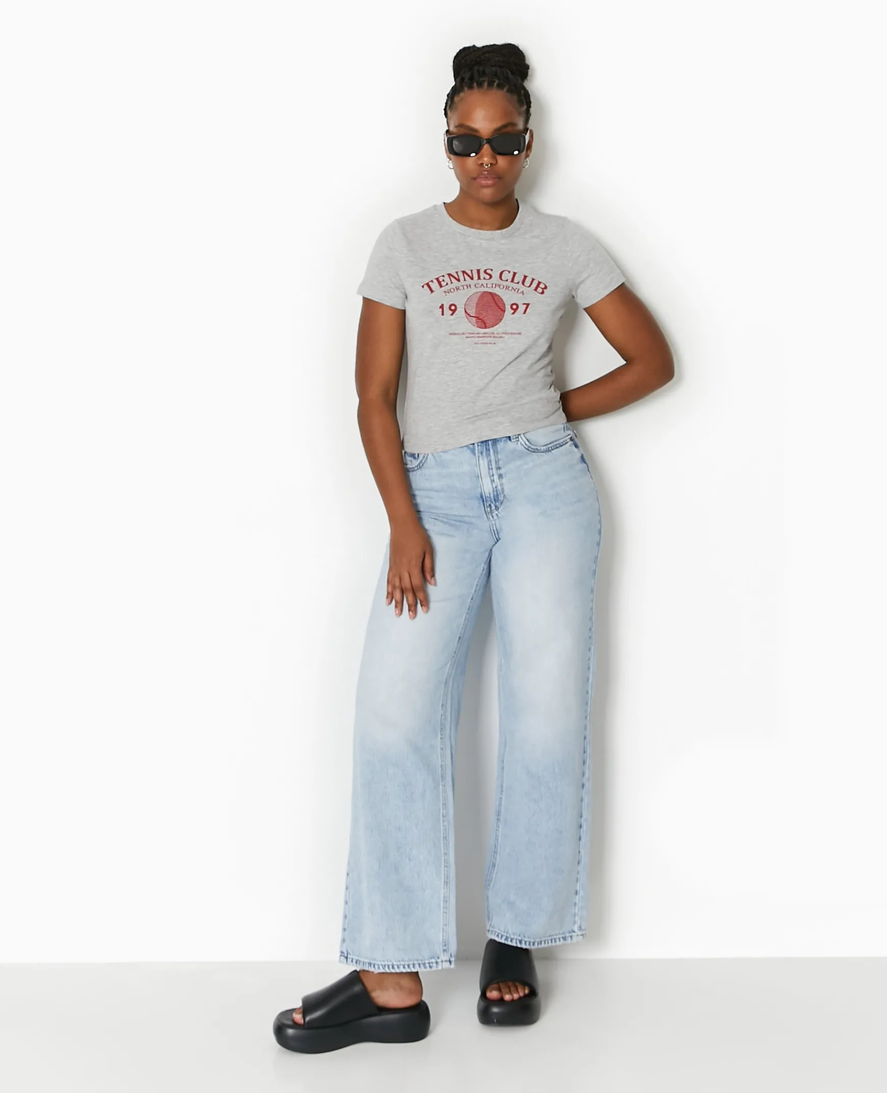 Pimkie Toute La Collection|T-Shirt Et Top^T-shirt Ajusté Avec Print Devant -