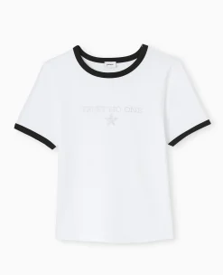 Pimkie T-Shirt Et Top^T-shirt Avec Message En Strass -