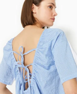 Pimkie T-Shirt Et Top^T-shirt Bi-matiè;re Avec Nouettes Dos -