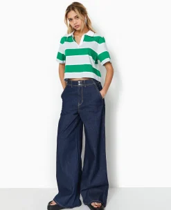 Pimkie Toute La Collection|T-Shirt Et Top^T-shirt Court Col Polo Rayé -