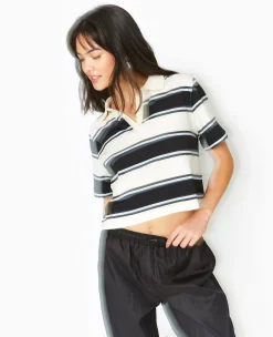 Pimkie Toute La Collection|T-Shirt Et Top^T-shirt Court Col Polo Rayé -