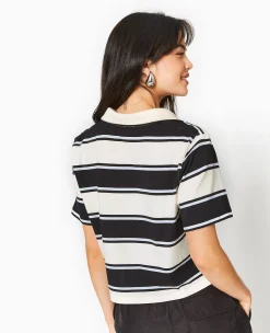 Pimkie Toute La Collection|T-Shirt Et Top^T-shirt Court Col Polo Rayé -