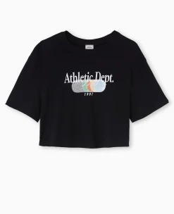 Pimkie T-Shirt Et Top^T-shirt Cropped Avec Print Devant -