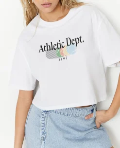 Pimkie T-Shirt Et Top^T-shirt Cropped Avec Print Devant -