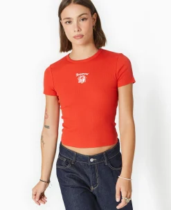 Pimkie T-Shirt Et Top^T-shirt En Maille Côtelée Avec Broderie -