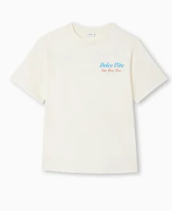 Pimkie Toute La Collection|T-Shirt Et Top^T-shirt Oversize Avec Print Poitrine Et Dos -