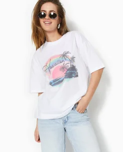 Pimkie T-Shirt Et Top^T-shirt Oversize Avec Print Devant -