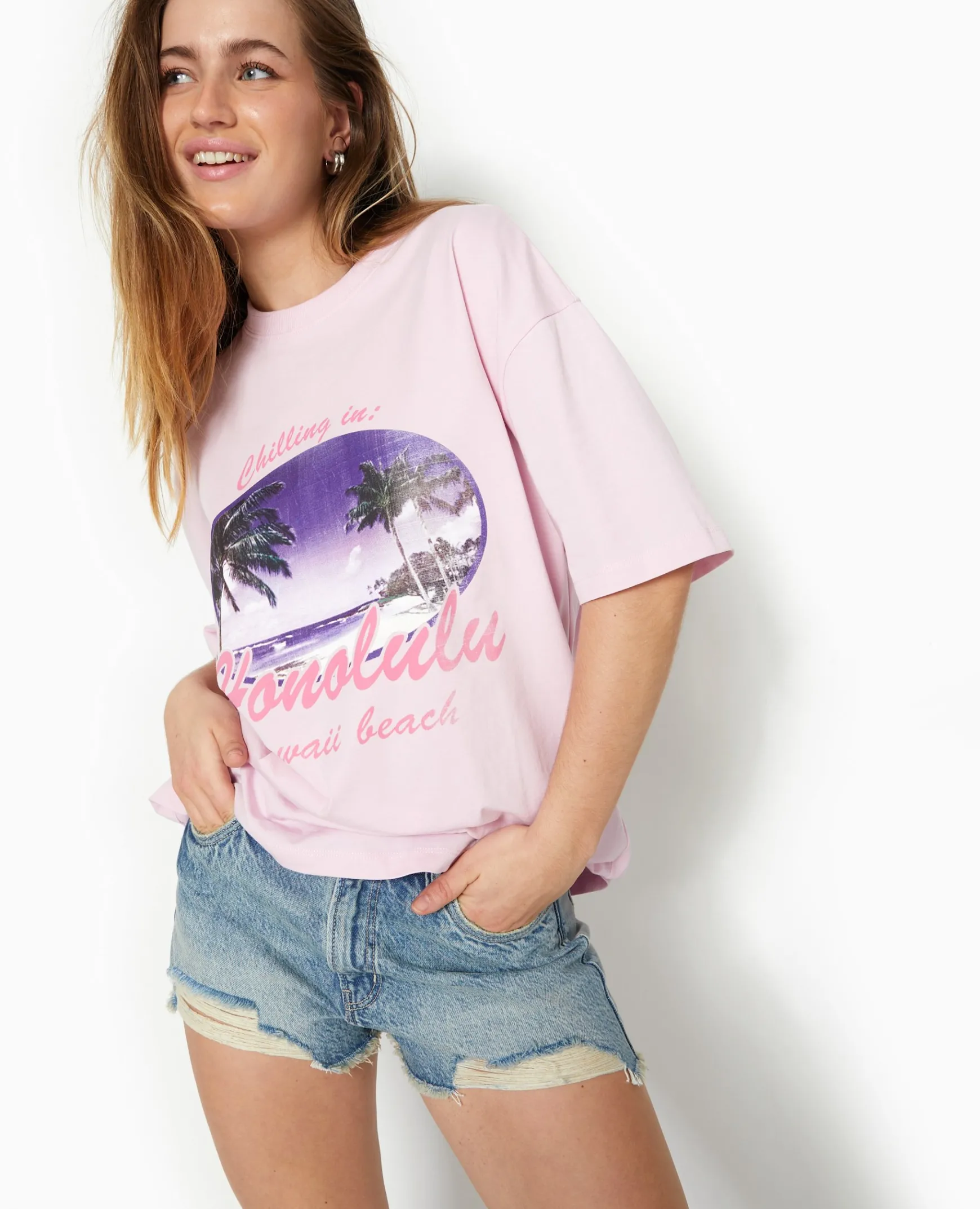 Pimkie T-Shirt Et Top^T-shirt Oversize Avec Print Devant -