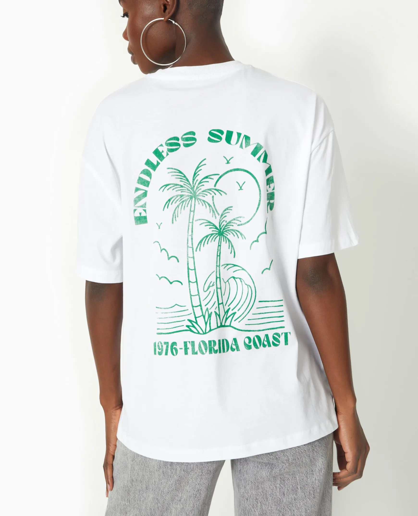 Pimkie T-Shirt Et Top^T-shirt Oversize Avec Print Devant Et Dos -