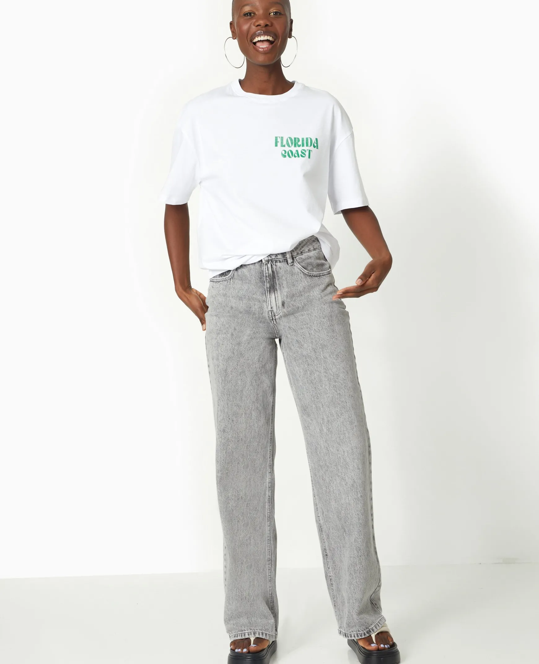 Pimkie T-Shirt Et Top^T-shirt Oversize Avec Print Devant Et Dos -